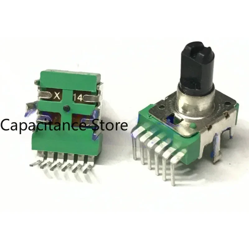 

5PCS Dual RK12 6-pin potentiometer C10K power amplifier sound ultrasonic equipment rotary