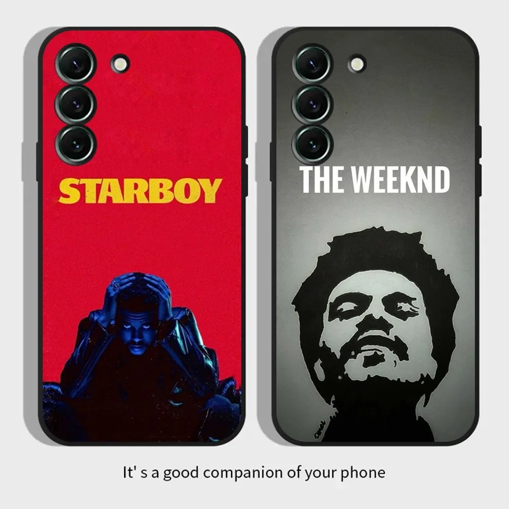 The W-Weeknd Phone Case for SamsungS24,S23,S22,S21,S20 Ultra Pro S10,S30Plus,20 Ultra Black Cover