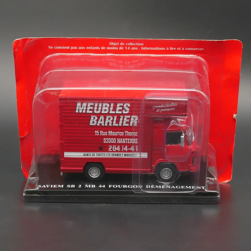 

Diecast Ixo 1/43 Scale Renault Saviem SB Van Advertising Vehicle Alloy Car Model Collectible Toy Gift Souvenir Display Ornament