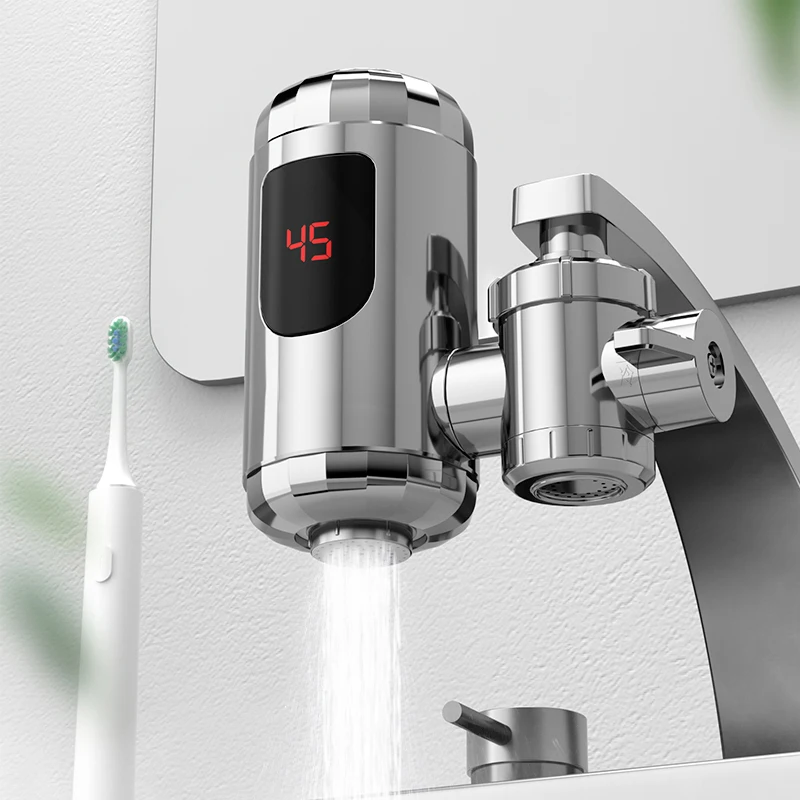 Electric faucet for showering, instant heating natural water, household kitchen electric water heater