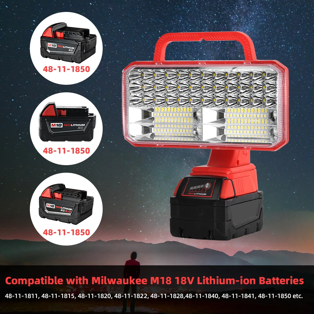 Milwaukee M18 Pil için 4200LM - Outdoor Lighting Jobs incelemesi ve fiyatı