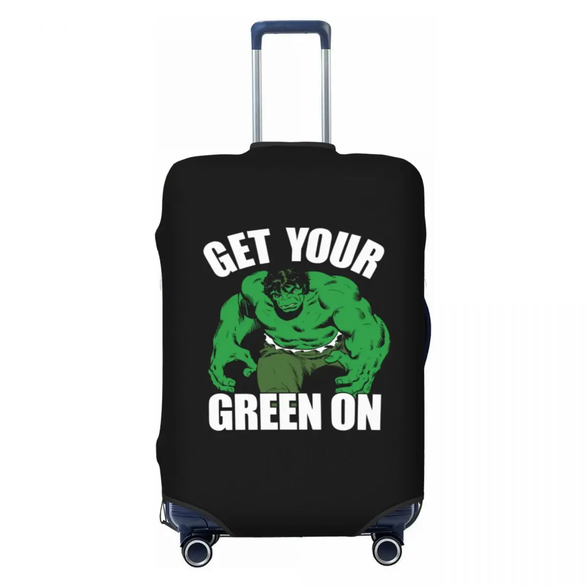 

Custom Hulk Get Your Green On Luggage Cover Fashion Suitcase Protector Covers Suit For 18-32 inch