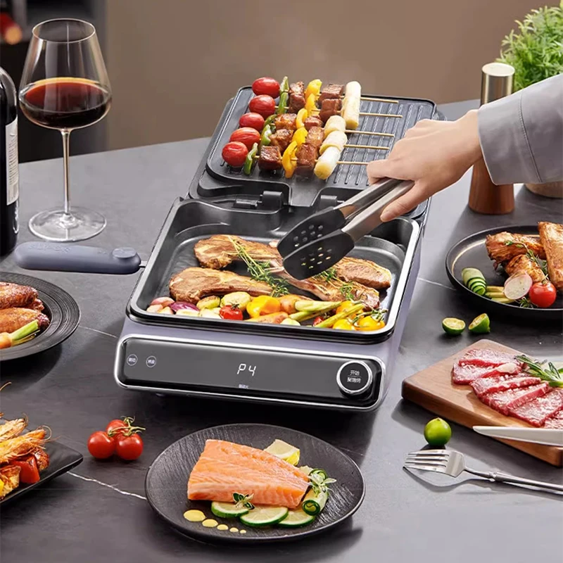 

Electric baking pan new frying pan double-sided heating household barbecue pancake pancake all-in-one frying pan