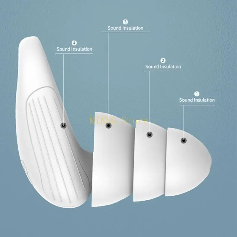 Sleeping Earplugs Soft Silicone Plugs Professional Soundproof Noise Reduction best sale