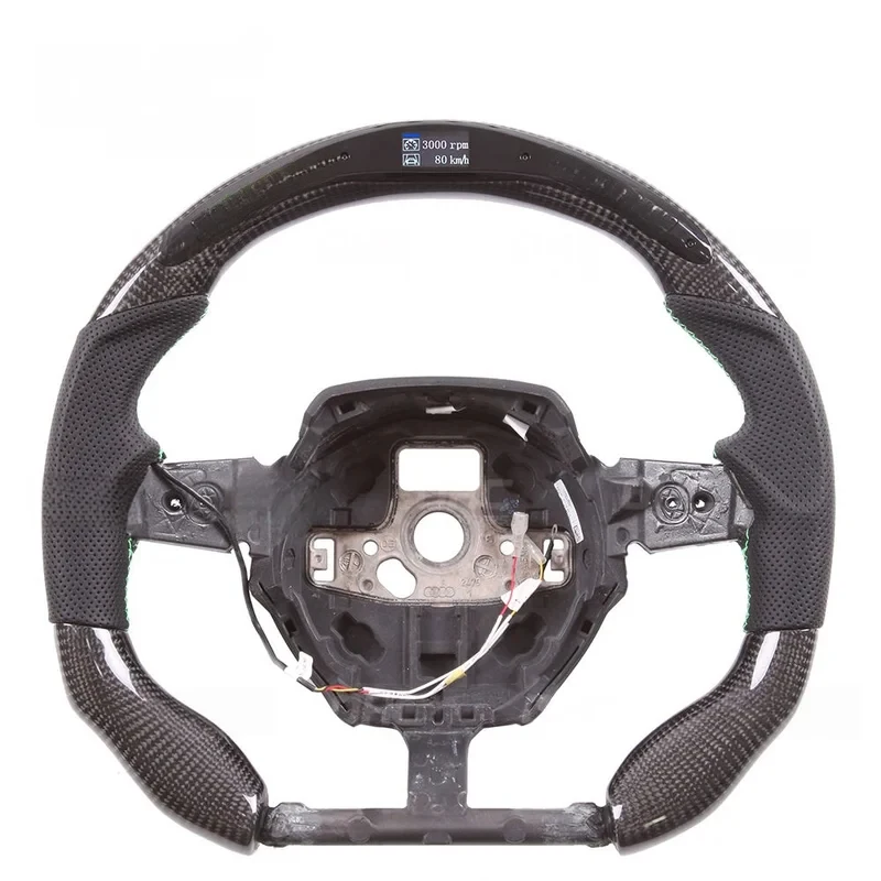 High Quality LED Real Carbon Fiber Sport Steering Wheel For Toyota 4Runner 2014-2020