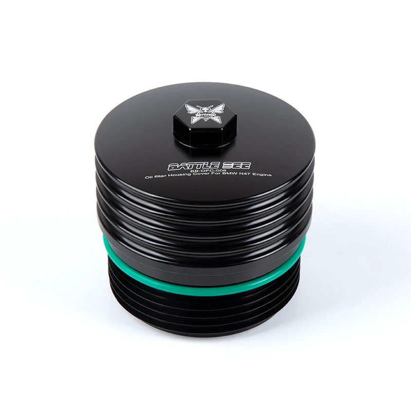 

BATTLE BEE Engine Oil Cover For N47 N48 Oil Filter Shell Forged Aluminum Alloy Car Modification BB-OFC-008
