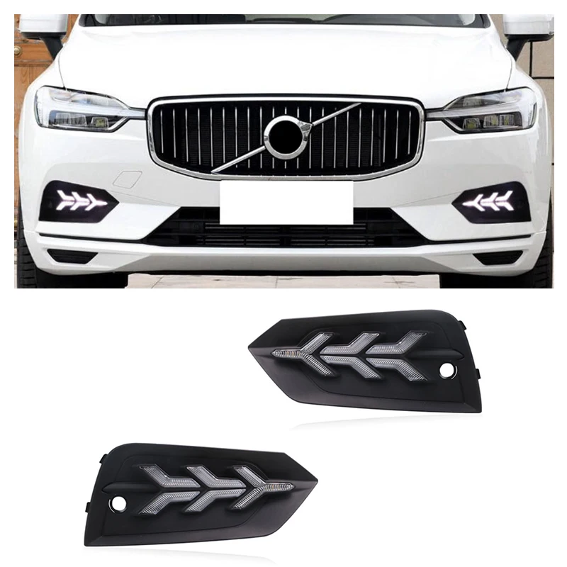 

Gobison Hot Sales Auto Lighting System Led Daytime Running Lights For Volvo XC60 2018-2019 Daytime Running Lights