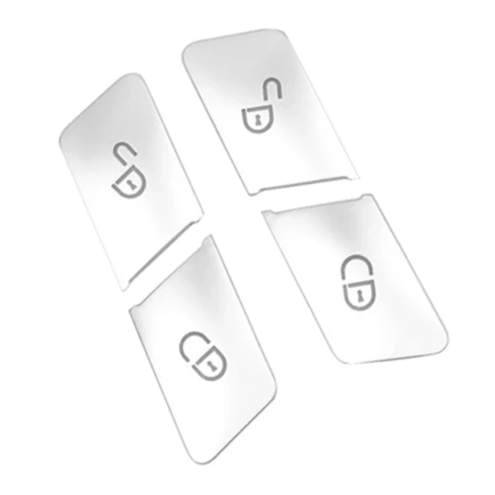 Car Door Lock Cover C E Class Lock Button Trim Easy Installation Enhanced Protection Scratch Protection Car Interior Decoration