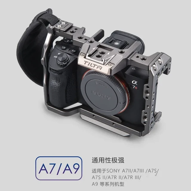 Tilta A7 A9 Rig Kit A7 iii Full Cage TA-T17-A-G For Sony A7 A9 A7III A7R3  A7M3 Top Handle Baseplate Focus Handle - AliExpress 44