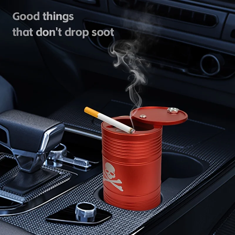 

Aluminum Alloy Car Ashtray Creative Detachable Design Portable Ashtray For Auto Home Office Indoor Outdoor Smoking Accessory