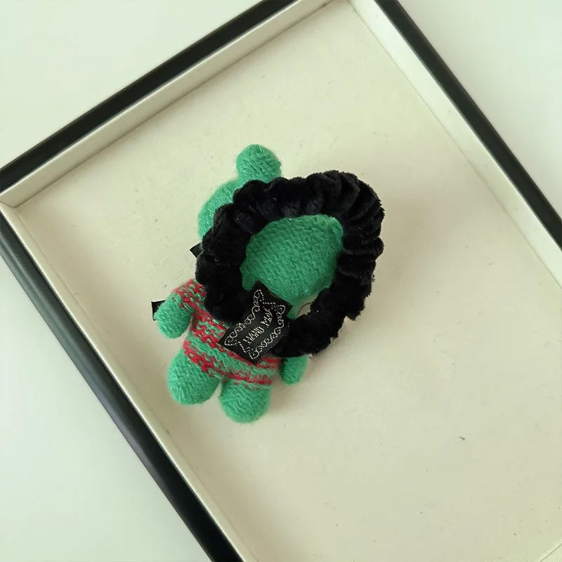 2 قطعة/1 قطعة إكسسوار شعر على شكل ضفدع صغير لطيف مربوط بذيل حصان ، حبل عقال عالي المرونة ، إكسسوار شعر كرات اللحم جديد