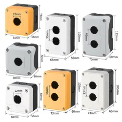 Push Button Empty Box Industrial Case Switch Indicator for 22mm Hole Button Switch Knob Emergency Stop Start Control Waterproof