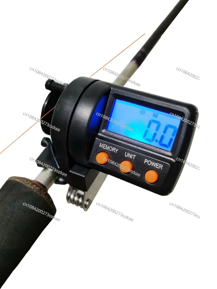 

Electronic Fishing Line Length Counter 999 Meters Line Meter Raft Fishing Luya Winding Line Meter Meter Fishing