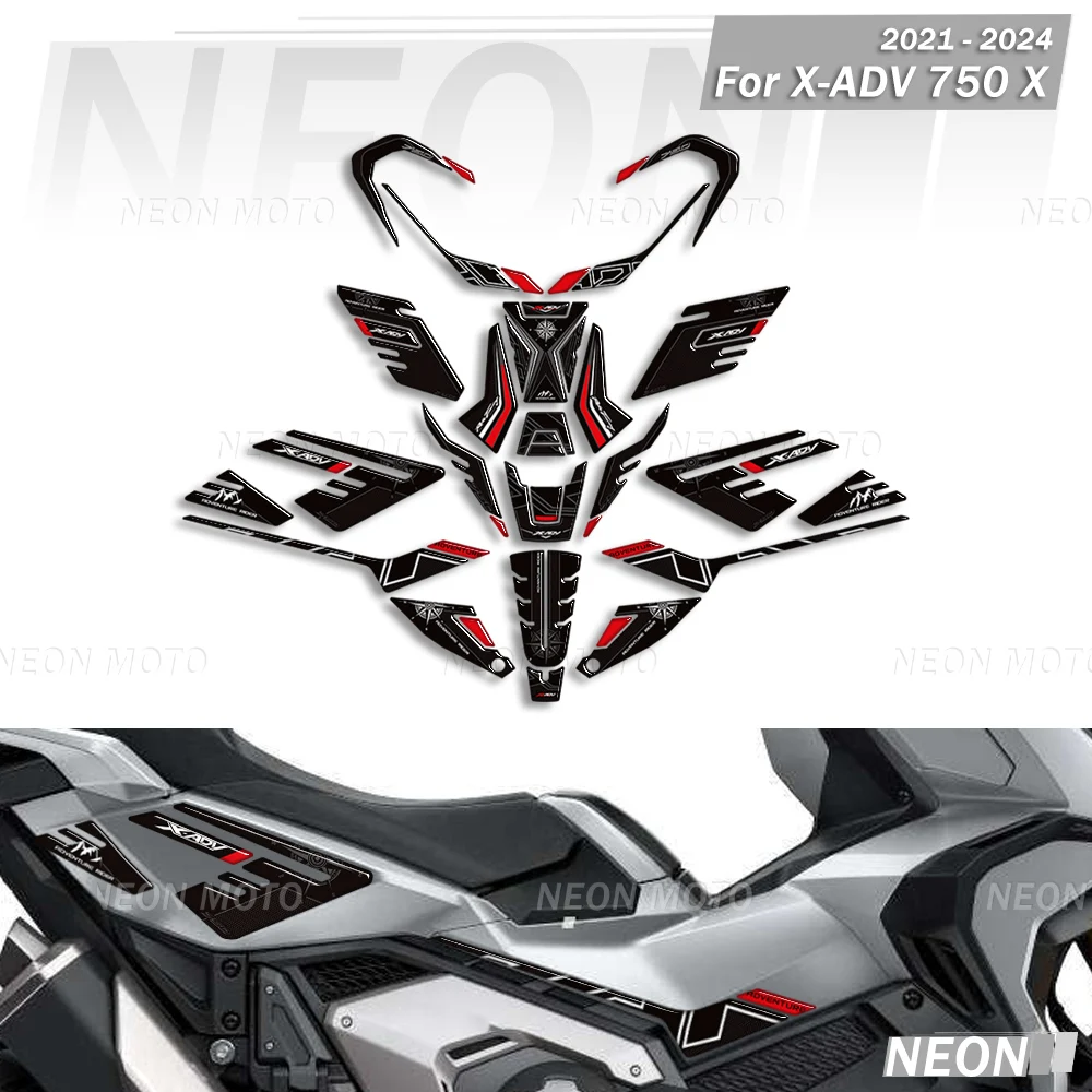 

Complete Stickers Kit X ADV 750 Tank Protector Cover Decal xadv750 Xadv Sticker For XADV 750 X-ADV 750 2021 - 2024