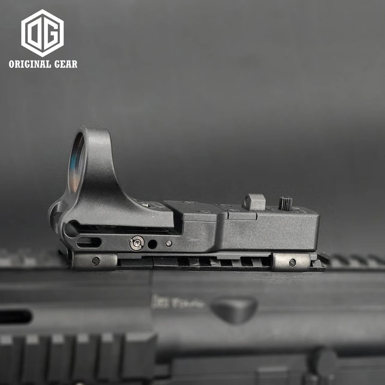 Imagem -03 - Airsoft Tactical Red Dot Sight Fit 20 Milímetros Wicatinny Tecelão Mlok Rail Mount 4moa