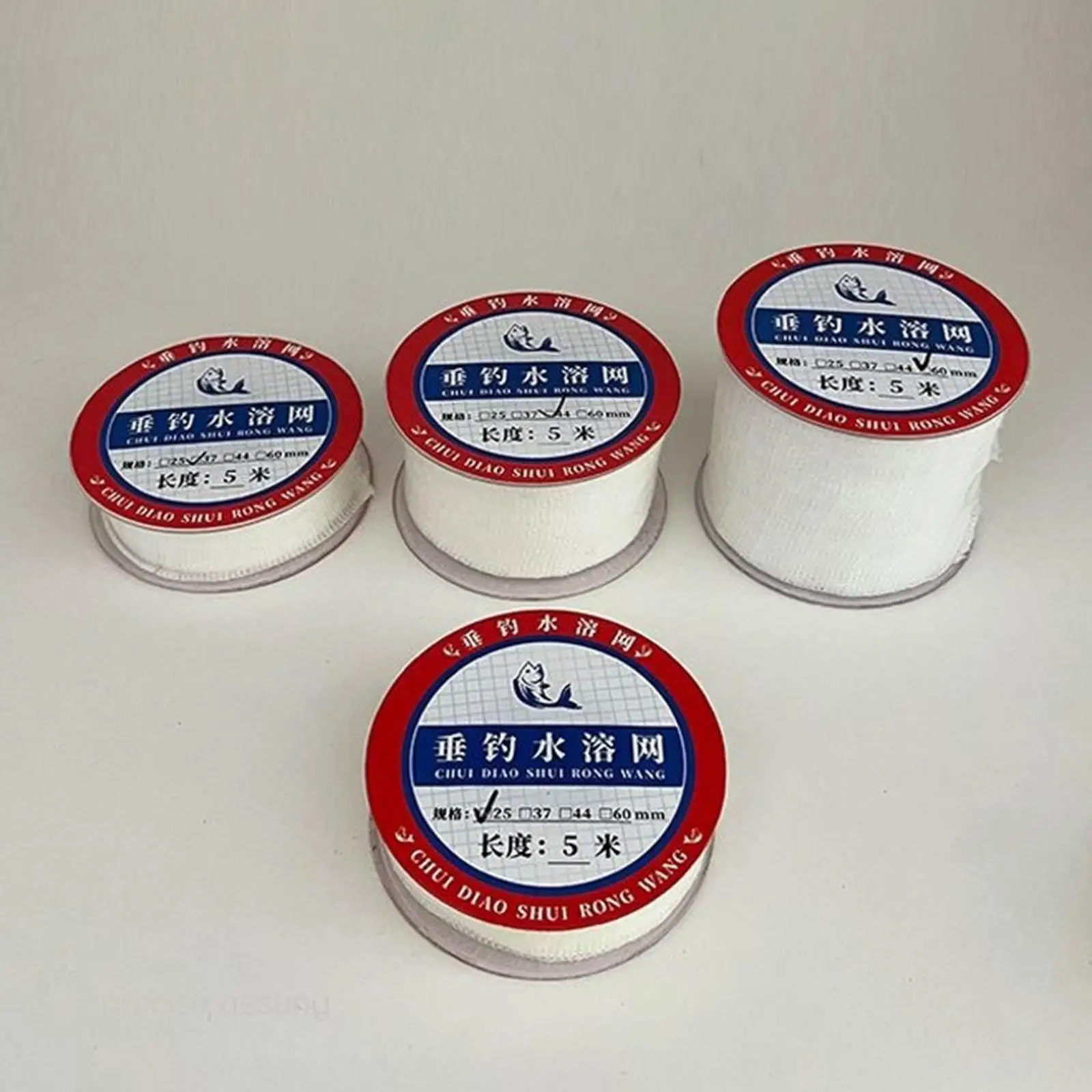 PVA 낚시 메쉬 랩 백 5M 길이, 고체 미끼용 범용 천천히 녹는 컴팩트 루어 홀더 루어 네트 태클 키트