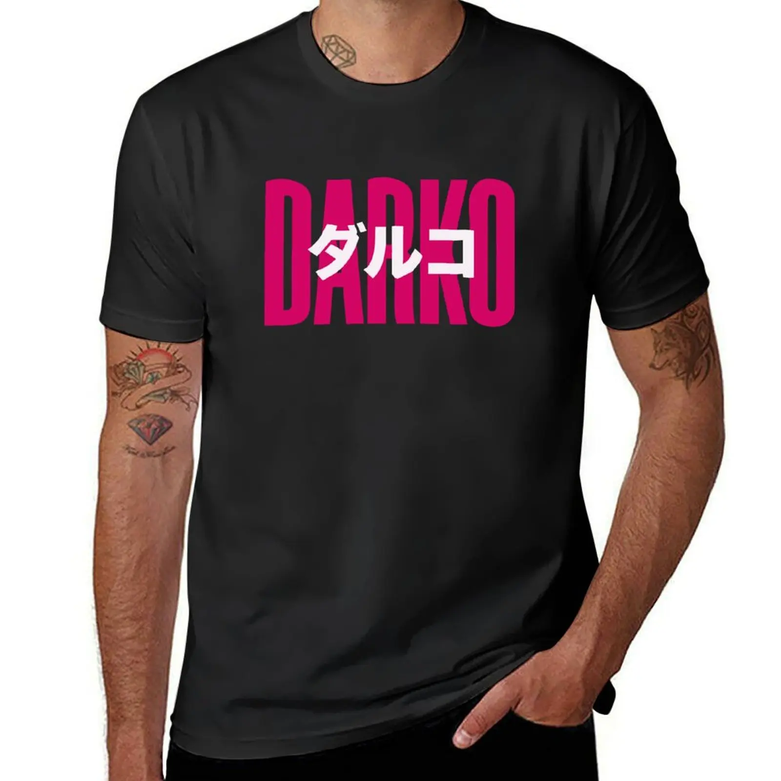 

Darko US Band Fan-Made Logo T-Shirt korean fashion customs design your own tees customs t shirts for men pack