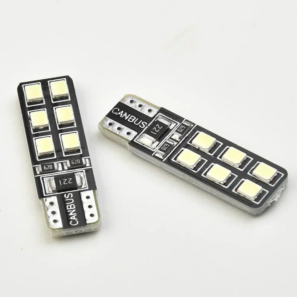 4 X bezbłędna żarówka LED do brwi dla Mercedes dla Benz W204 C300 C350 T10-6SMD-2835 LED biała jasna Akcesoria samochodowe