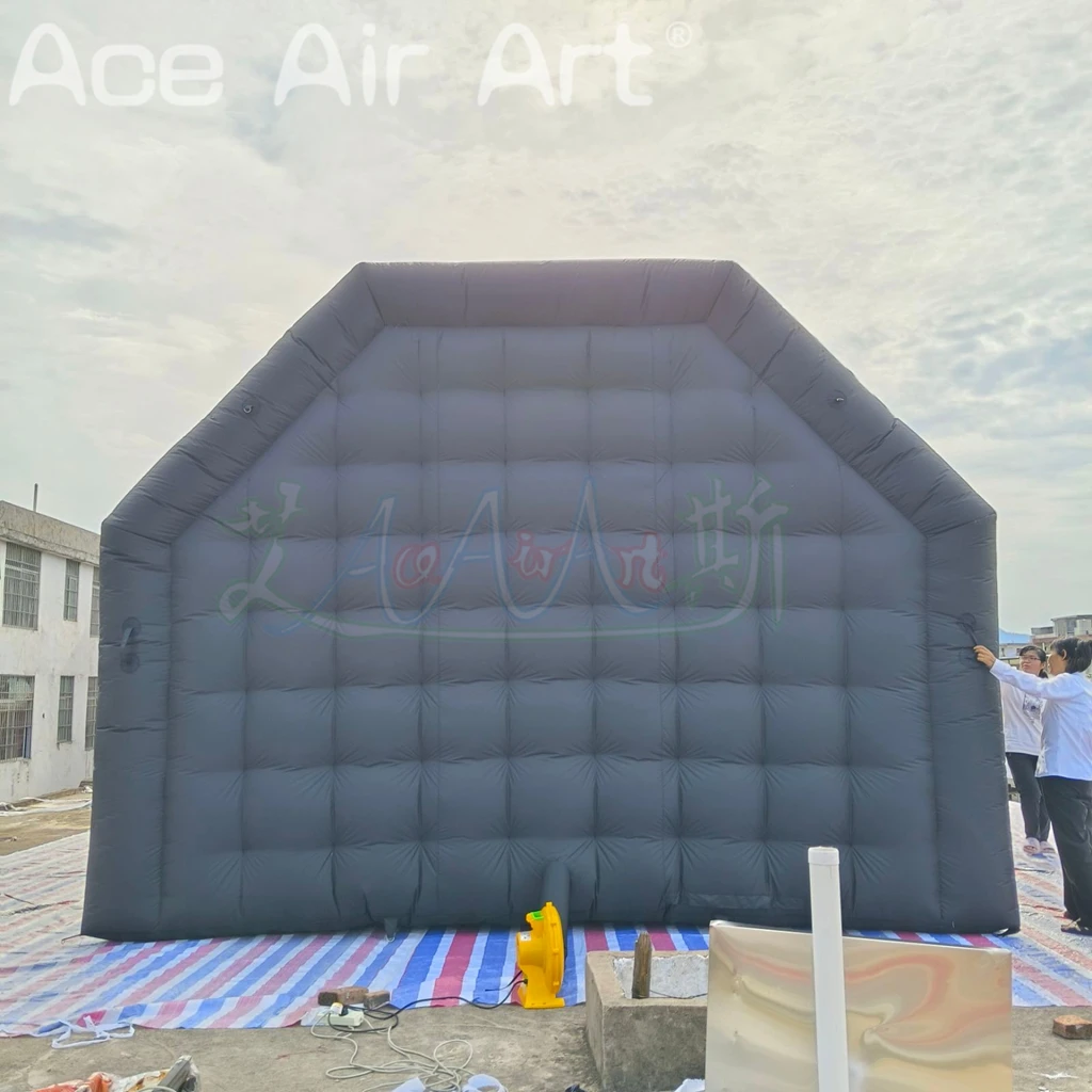 Tragbarer Disco-aufblasbarer Nachtclub, aufblasbares Partyzelt, aufblasbarer Nachtclub mit 2 Fenstern für Outdoor-Events