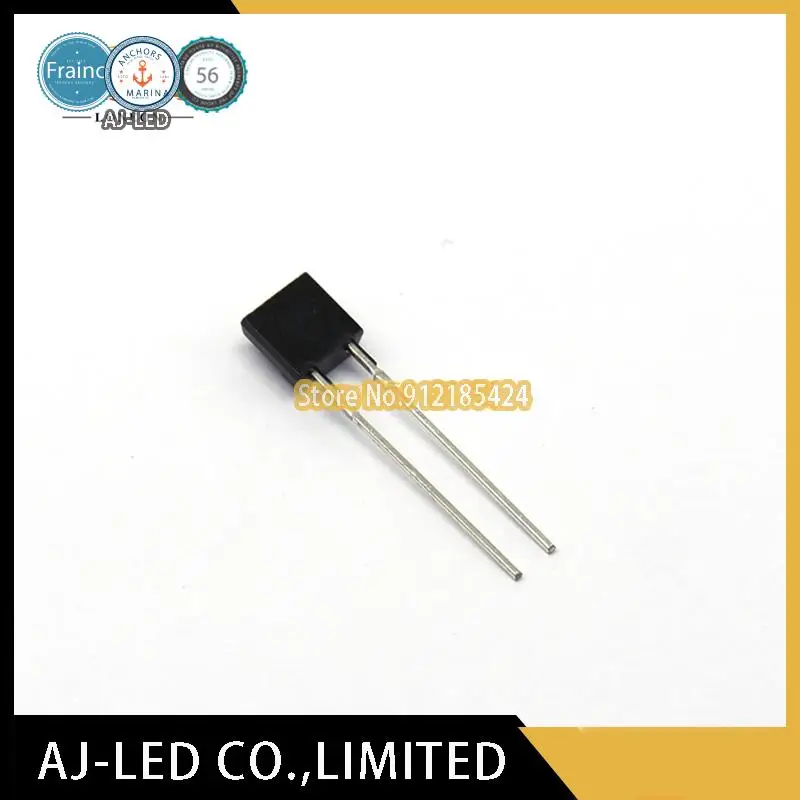 50 pçs/lote PT928-6B lado quadrado infravermelho fototransistor tubo receptor fototransistor comprimento de onda 860/940nm bilhões de luz novo