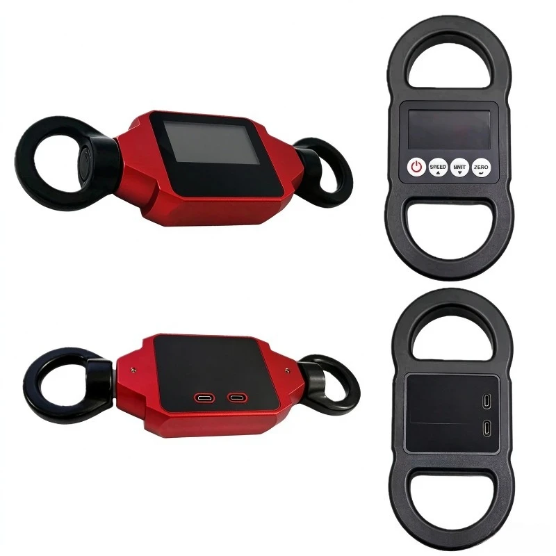 30KN Digital Force Gauge Portable Tension Testing Instrument Push Pull Tester for Hardware Rope Load Strength Measurement