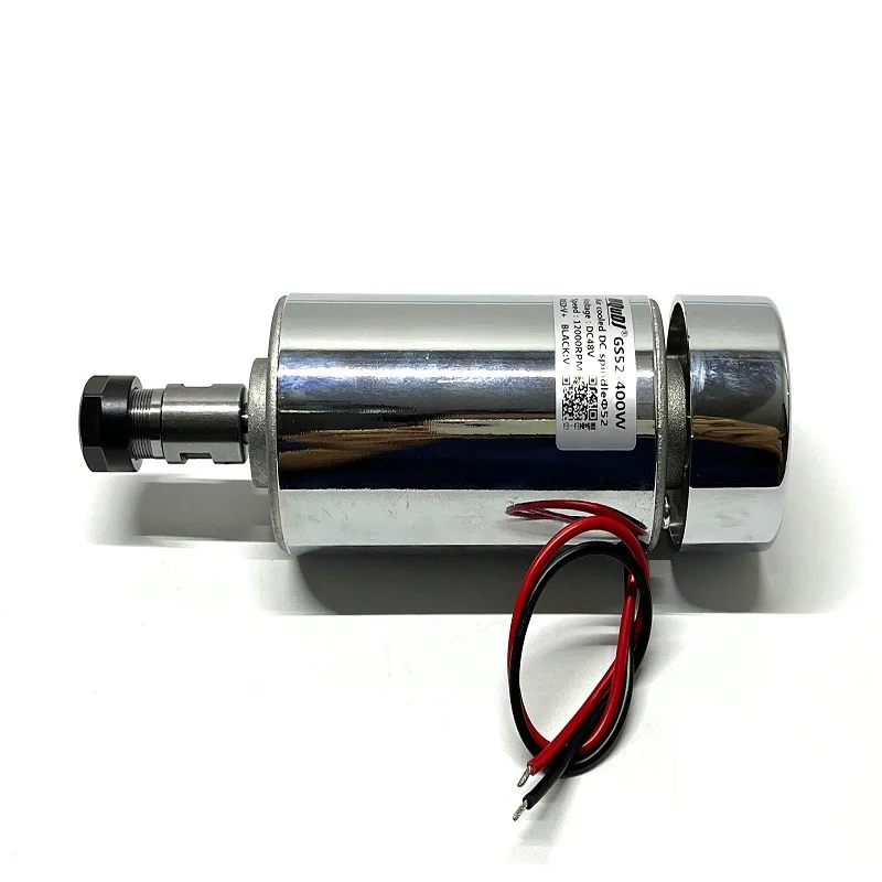 

2026unique 12-48 В постоянного тока 400 Вт 12000 высокоскоростной двигатель шпинделя с ЧПУ шпиндель с воздушным охлаждением