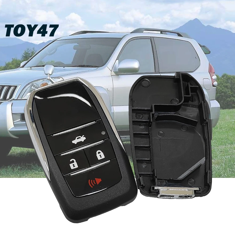 For Toyota 2/3/4BT Replacement Modified Remote Car Key Case Shell For Toyota Corolla Camry Auris TOY47 Upgrade Key Case