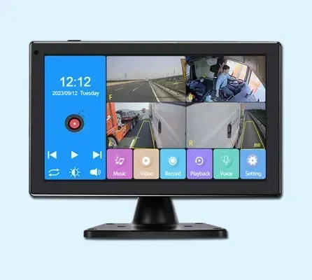 

Горячая Распродажа 10,1-дюймовый сенсорный монитор 1080P AHD AI Грузовик Автобус Безопасность автомобиля с четырьмя каналами видео BSD BSM Монитор слепых зон и подсветкой