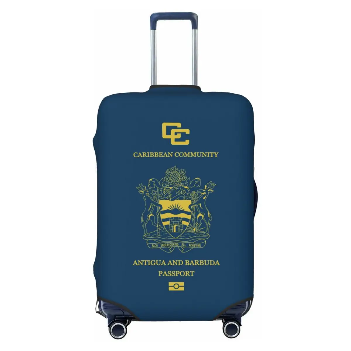 

Изготовленный на заказ чехол для паспорта Антигуа и Барбуды, милый защитный чехол для чемодана, костюм для 18-32 дюймов
