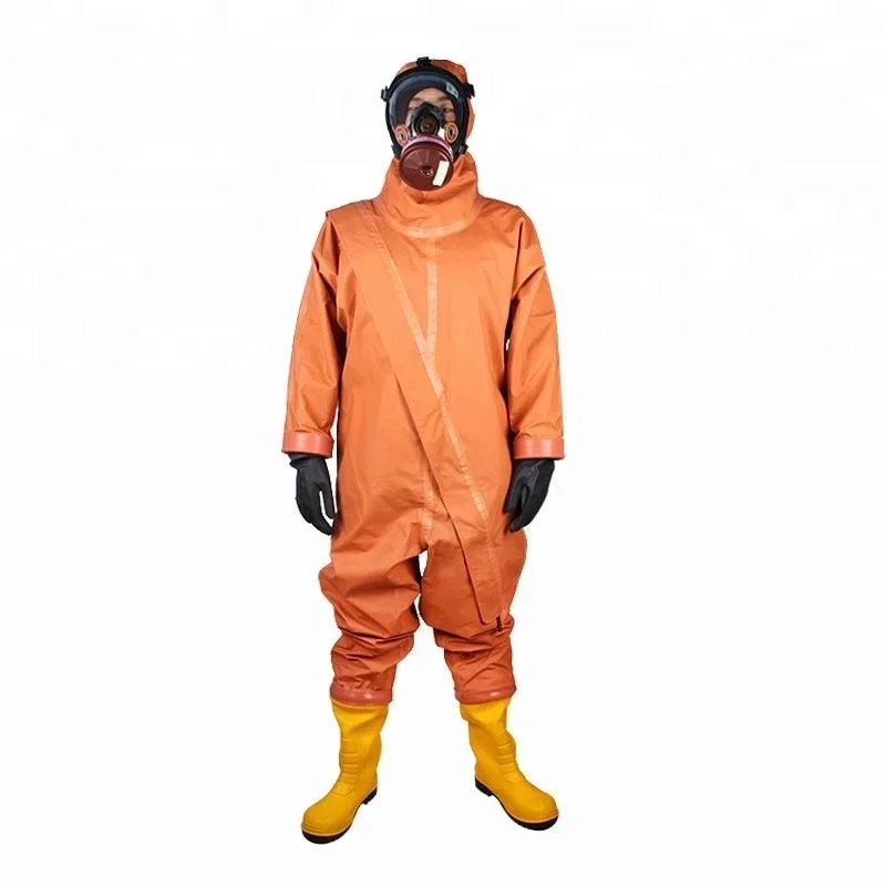 Traje de descontaminación química monos de PVC
