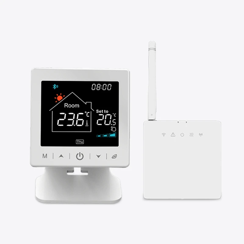 Controlador de temperatura rf para caldeira a gás, aquecimento de água, controlador de temperatura rf, funciona para google home