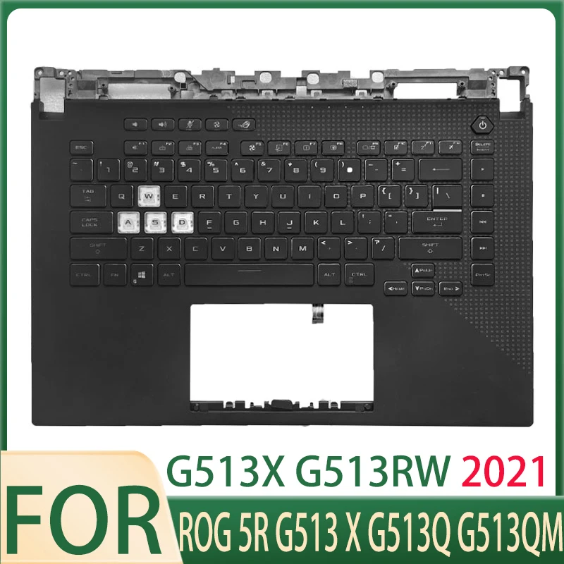 

95New Laptop/Notebook US Backlight Keyboard Shell Cover Case 15.6inch For ROG 5R G513 X G513Q G513QM G513X G513RW 2021 Version