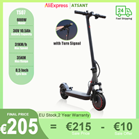 ATSANT TS07 Electric Scooter 600W 36V 10.5ah 31KM/H 35KM Long Range 8.5Inch Tyres with Shock Absorption Turn Signal Escooter