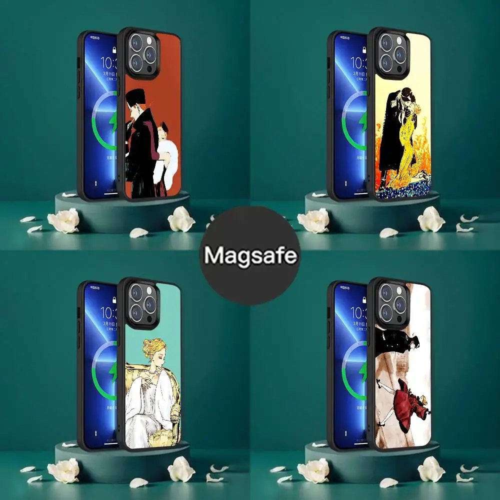 

V-Veil Novel Kotteri Phone Case For iPhone 17,16,15,14,13,12,11,Pro,Max,Plus,Mini,SE4,E Magnetic Magsafe Wireless Charging