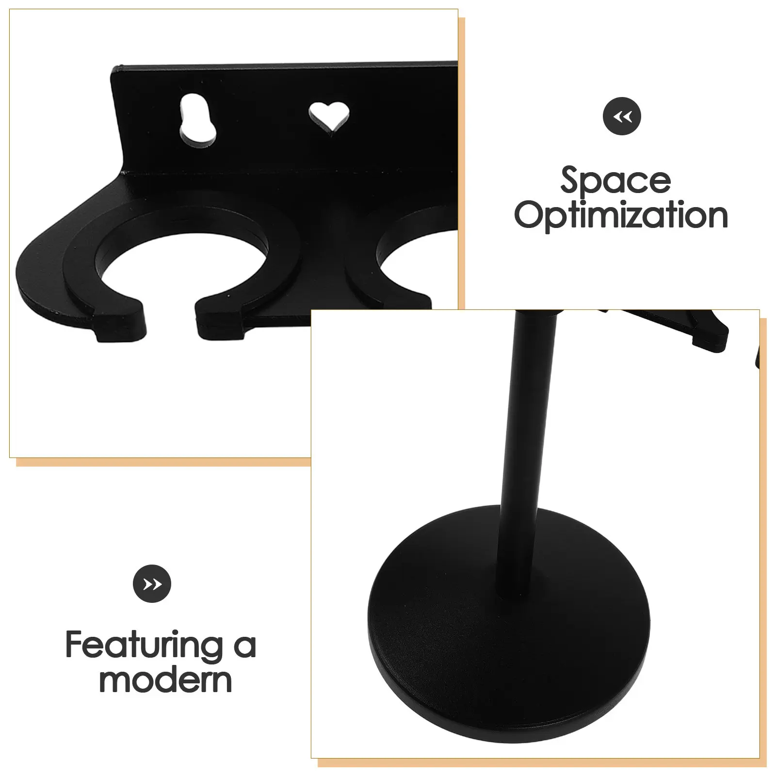 1Set Desktop Mic Holder Adjustable Table Microphone Stand 9.5-15.4in Detachable Mic Organizer Multi Microphone Holder for Studio