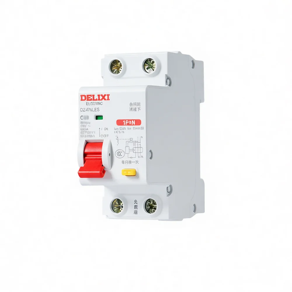 For Delixi DZ47SLES Electric Breaker Leakage Protection Switch Mini MCB Device For Safe Residential Building Circuit Management