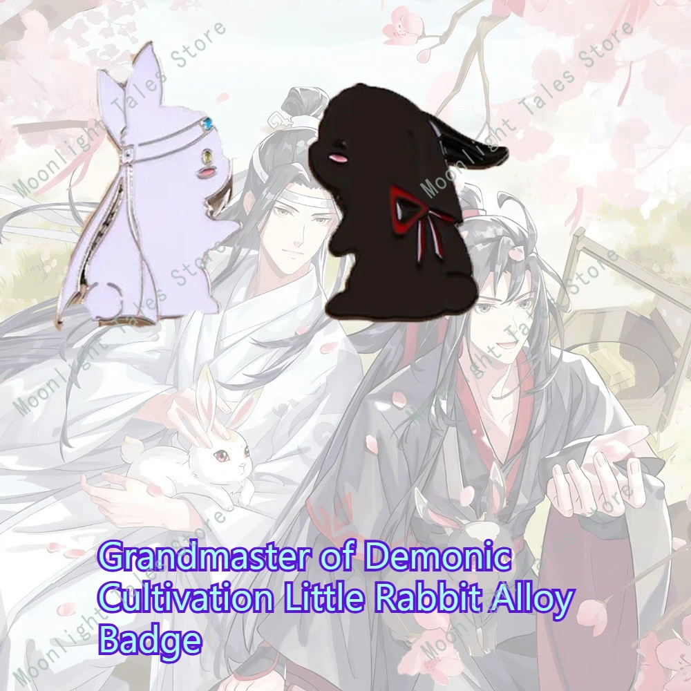 鬼滅の刃ブローチかわいい漫画バニー合金バッジ陳銭嶺王賢カップルウサギピンアクセサリー