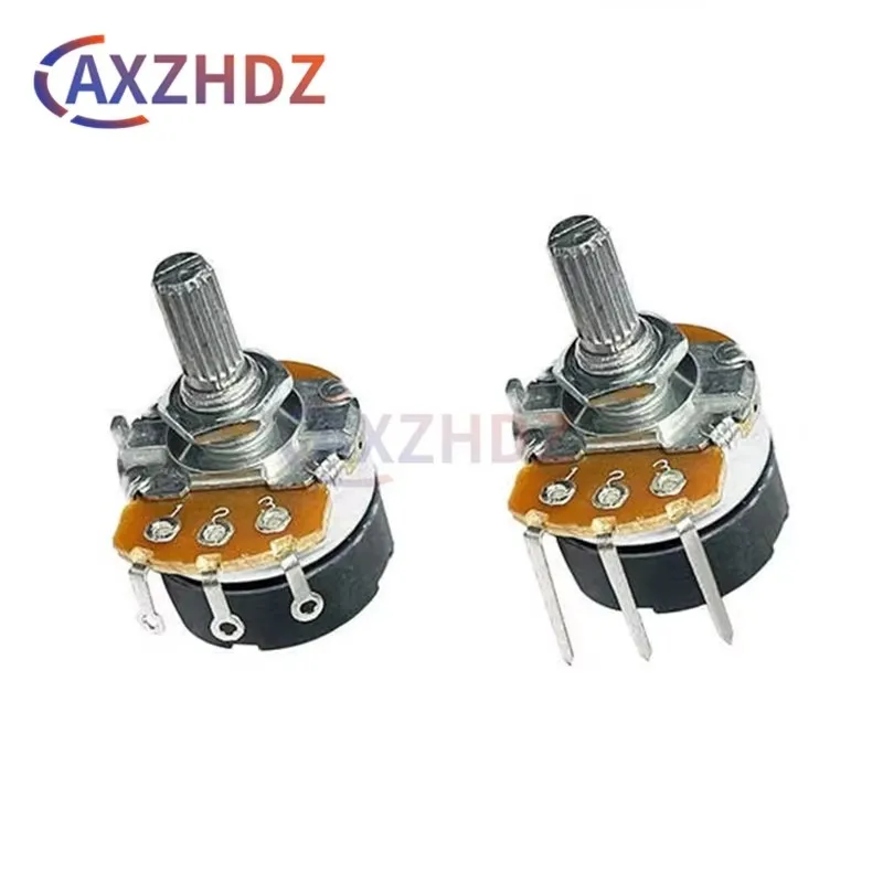 Length 20mm WH138-1 Adjustable Resistance Speed Regulator With Switch Potentiometer B5K B10K B20K B50K B100K B250K B500K Ohm