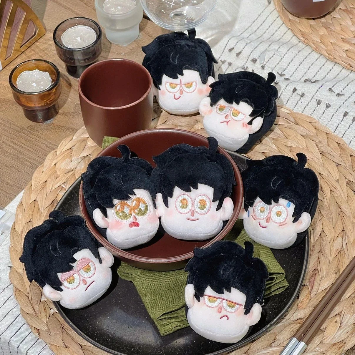 

8cm Love And Deepspace Zayne Pendant Plush Level Peripheral Birthday Gift For Girls Keychain Stuffed Plushie