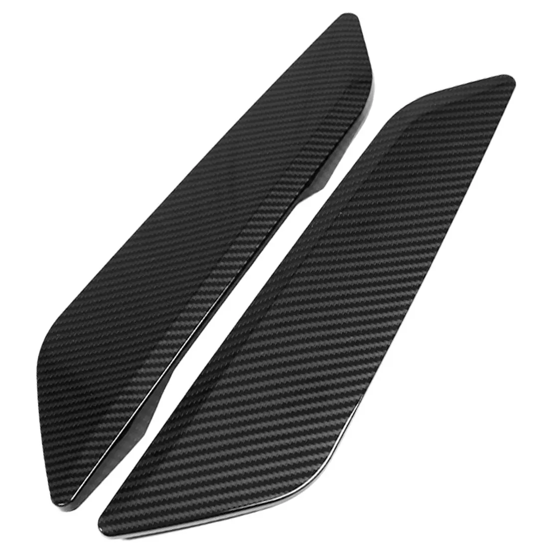 

1 Pair Car Side Fender Vent Grille Cover Trim Fit for BMW 5 Series G30 G31 2018-2022 Carbon Fiber Style ABS