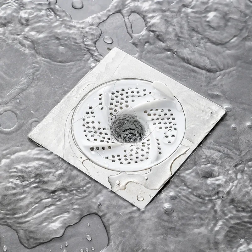 3/6 Pcs Japanese Swirl Hair Catcher, Universal Bathroom Sink Strainer, Anti-Clog Drain Filter