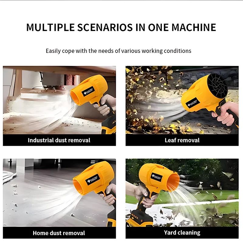 EGOD Brushless Super Power Turbo Fan 50000r/min Multi-Function Handheld Dust Blower Tool Rechargeable For Dewalt 18V Battery