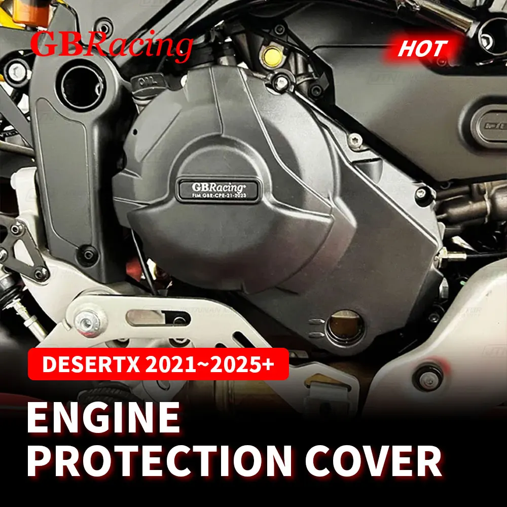 

GB Racing Engine Cover Set For DUCATI DESERTX 2021 2022 2023 2024 2025 2026 Alternator Clutch Pump Protect Cover Accessories