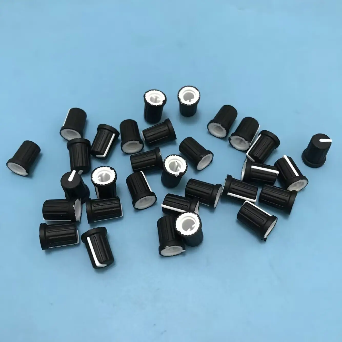 50pcs Replacement OEM DAA1204 TRIM / GAIN KNOB For Pioneer DJM800 DJM900 DJM2000 black color