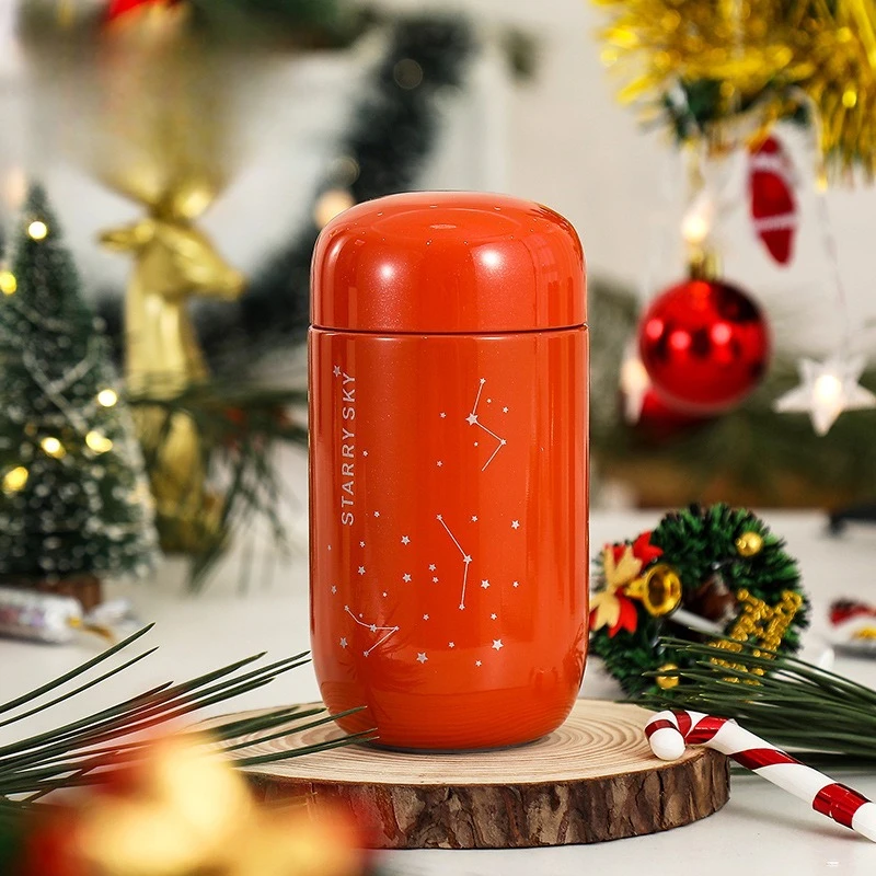 

Starry Sky Thermo Mug 200ml, 304 Stainless Steel Vacuum Tumbler, Leakproof Thermal Bottle for Office Travel Gift, Cute Mini Cup