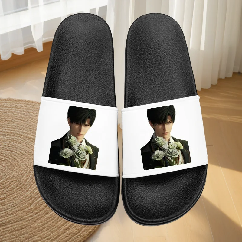 New Love and Deepspace Xavier Film and Television Peripheral Cartoon Slippers High-Looking Sandals for Men and Women at Home