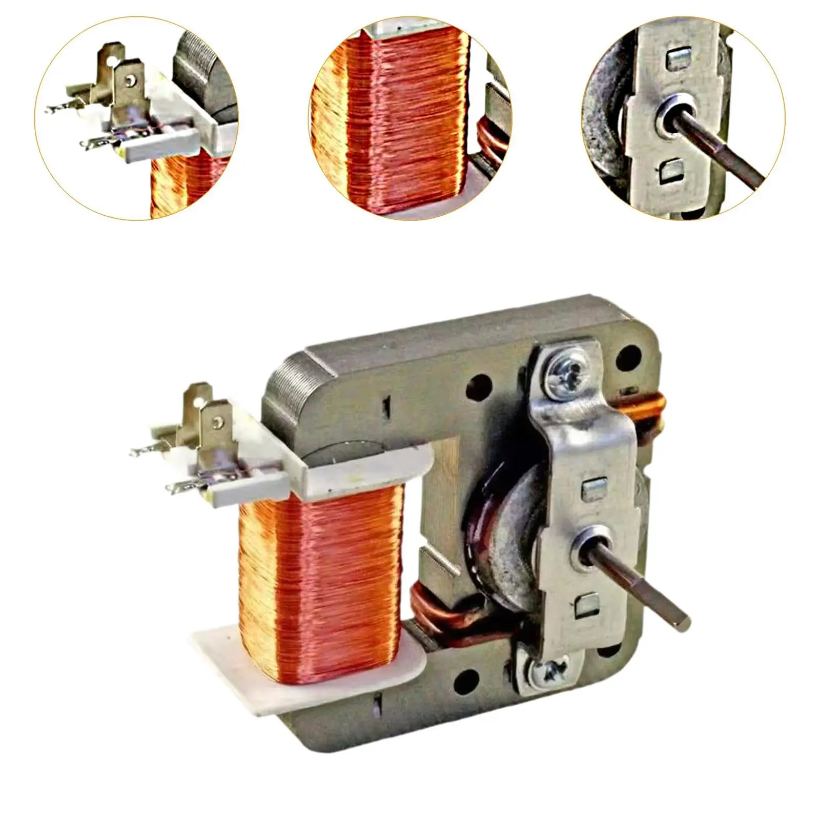 High Quality Metal Microwave Oven Fan Motor 18W 2pin Replacement Efficient Parts for Home Electric Ovens