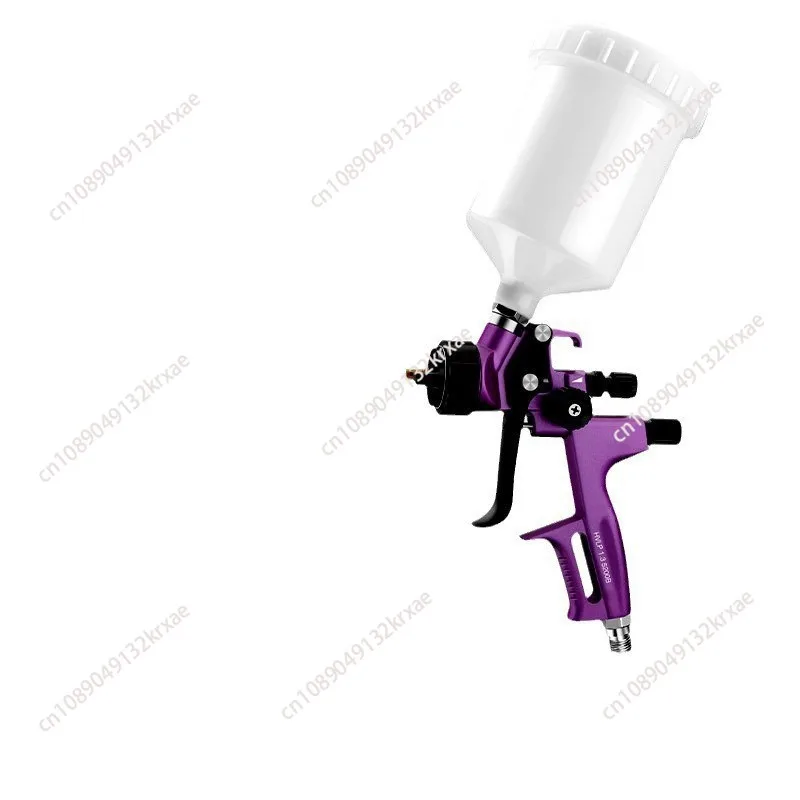 Spray Gun Varnishes And Primer Paint Spray Gun 1.4MM Air Spray Gun With 1.8mm Nozzle Kit 400cc Paint Mixing Cup  600CC Tank