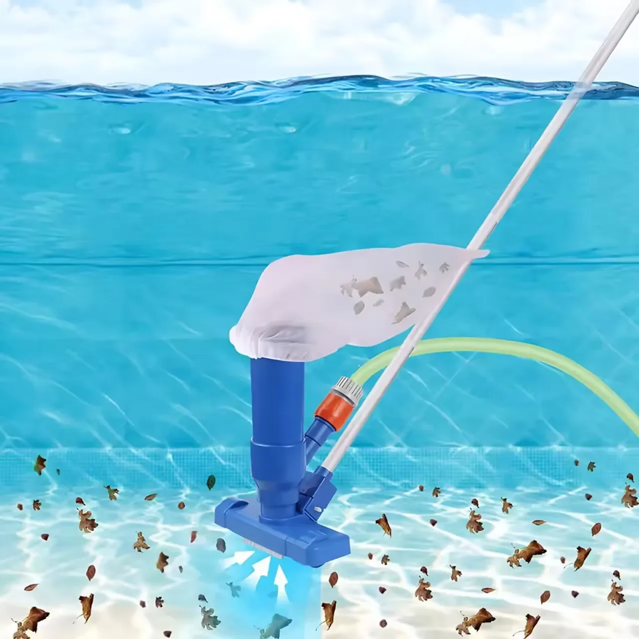Cabeça de Aspirador de Piscina com Escova e Kit de Limpeza para Filtro de Piscina e Limpador de Piscina