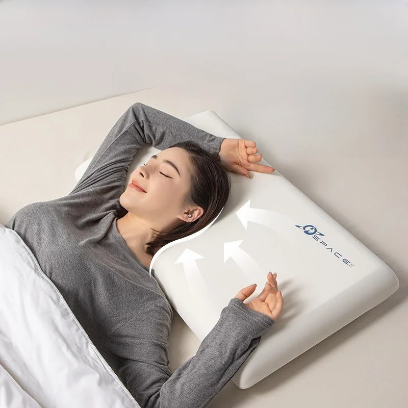 

Slow Rebound Memory Foam Pillow Core Hotel Adult Medium High Pillow Gift Soft Hard Dual Use Cotton Office Environment